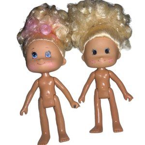 Small 5 Inch Dolls with Freckles Set of 2
